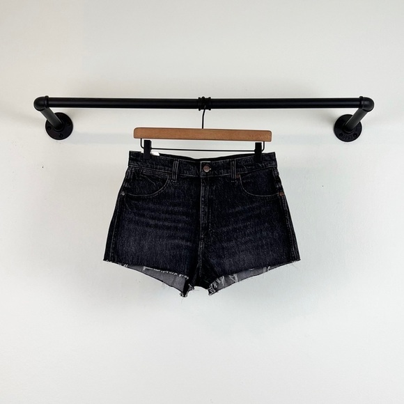 NWT Wrangler Festival High Waisted Cutoff Denim Shorts In Granite - Picture 6 of 10